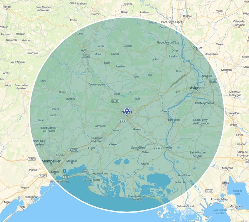 zone intervention costieres hydro energies nimes